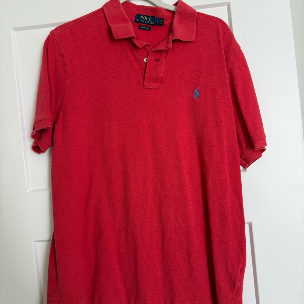 Ralph Lauren Men's Polo Shirt in Red